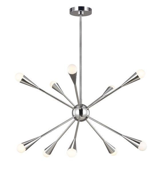 Ellen DeGeneres chandelier, Jax by Visual Comfort