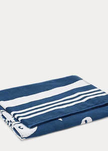 Ralph Lauren Home Kacie beach towel (navy/white)