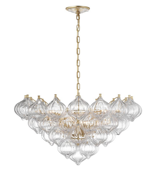 Caselli 36" chandelier designed by Julie Neill 