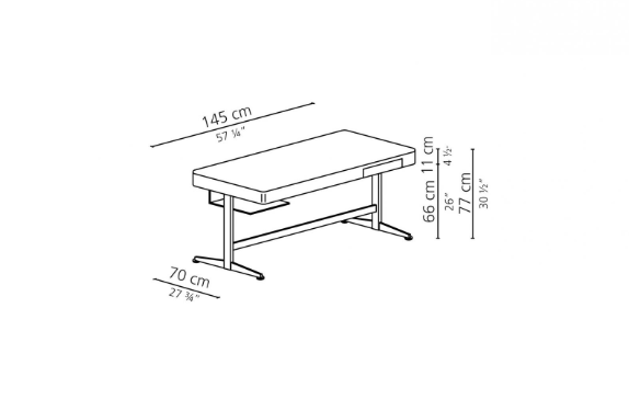 Ernest desk by Casamilano