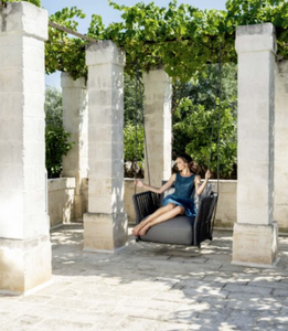 Cliff swing armchair by Talenti