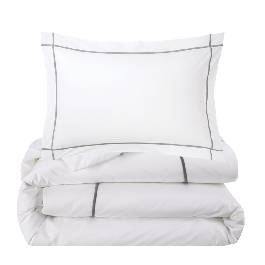 Komplet pościeli Yves Delorme, z kolekcji Athena (Platine) Produkty