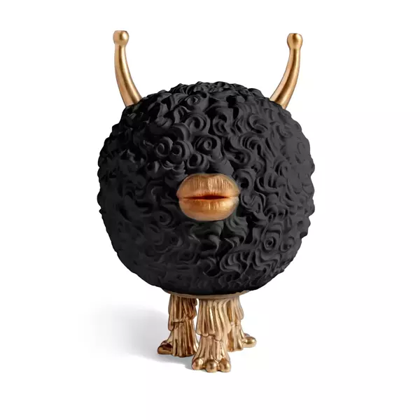 Figurka do palenia kadzidełek - L'Objet Haas Brothers Monster Incense Burner Black