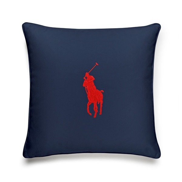 Poduszka dekoracyjna Ralph Lauren Home, z kolekcji Pony (Navy Red)