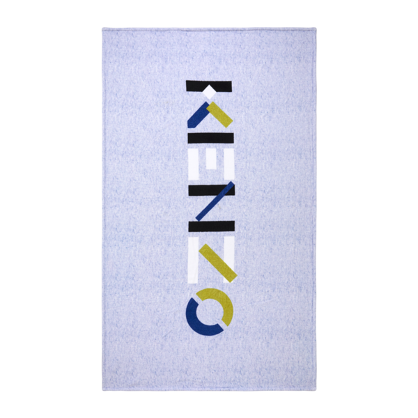 Ręcznik plażowy Kenzo Color Block (Cyan)